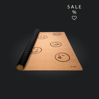 Spielmatte aus Kork Smileys