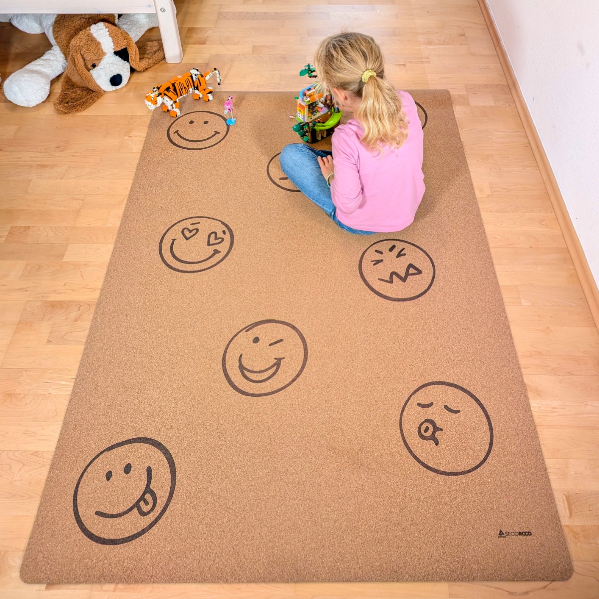 Spielmatte Smileys 140x110 cm – Bild 2