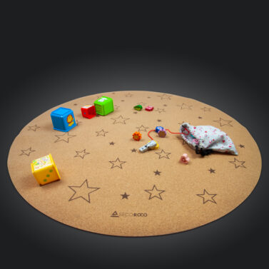 Spielmatte Sterne rund