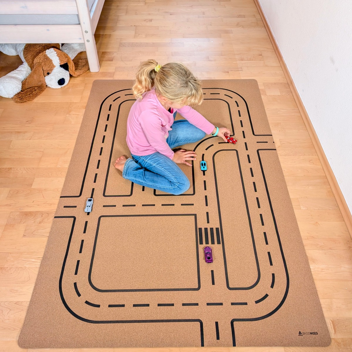 Spielmatte Straße 140x110 cm – Bild 2