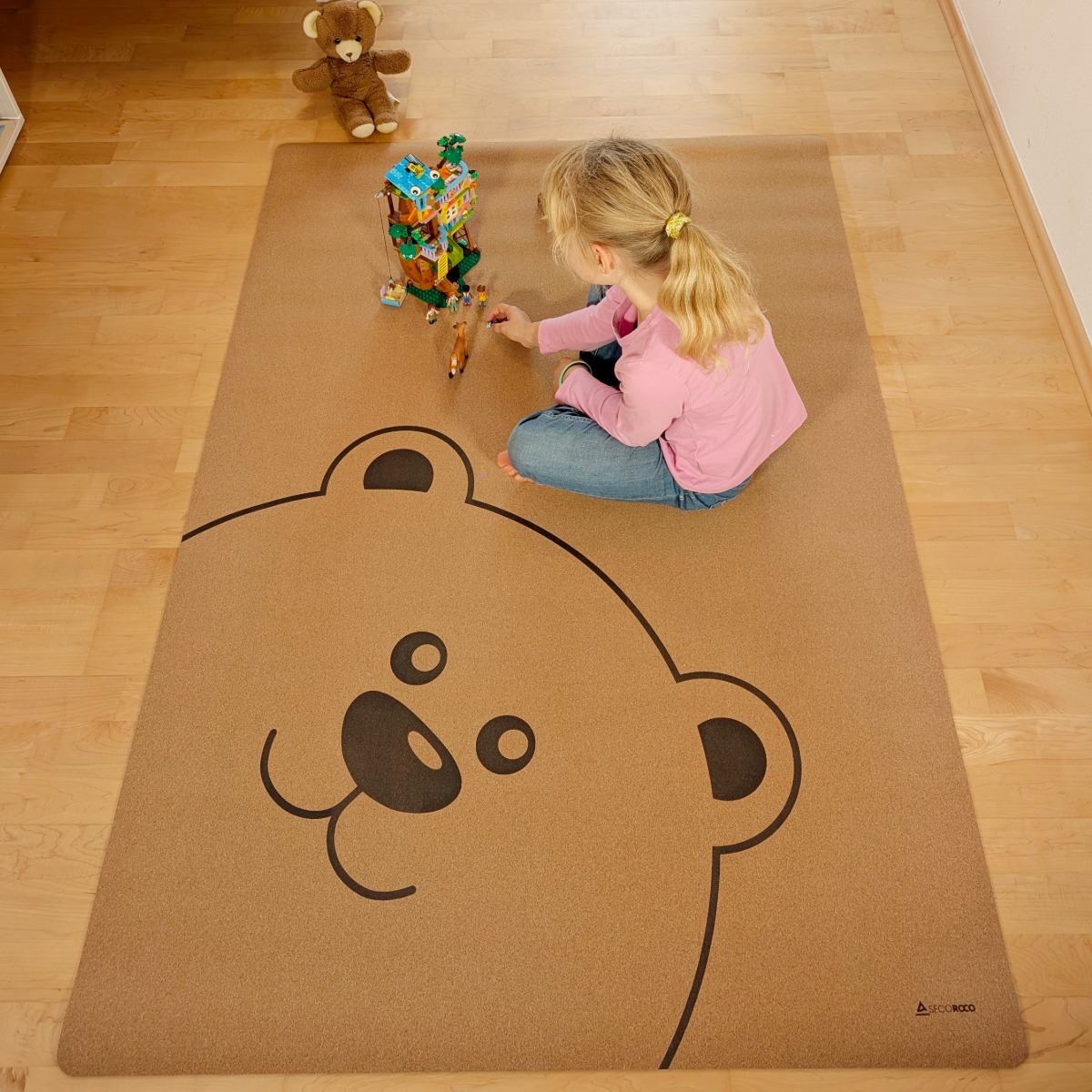 Spielmatte Teddy 140x110 cm – Bild 2