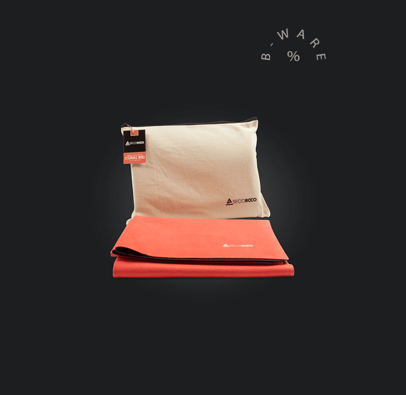 B-Ware: Reise Yogamatte • Kautschuk • Coral Red