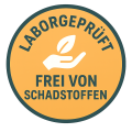 Laborgeprüft - Prüfsiegel - freigestellt