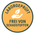 Laborgeprüft - Prüfsiegel - freigestellt