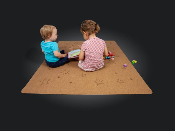 Spielmatte Sterne mit Kinder